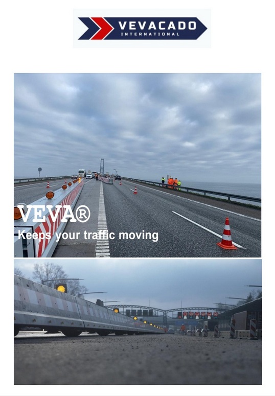 VEVA®, movable barrier, traffic flow, keeps traffic moving, SPIE Nederland B.V.